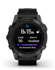 Garmin Epix Pro (Gen 2) Sapphire Edition 47 mm
Carbon Gray DLC Titanium con cinturino Black Leather