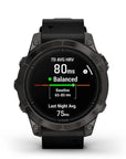 Garmin Epix Pro (Gen 2) Sapphire Edition 47 mm
Carbon Gray DLC Titanium con cinturino Black Leather