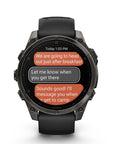 Garmin Fenix 8 - 47 Mm, Amoled, Sapphire, Titanio, Carbon Gray