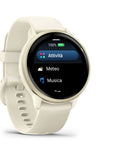 Garmin Vívoactive 6 Lunar Gold Con Cinturino Bone