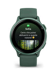Garmin Vívoactive 6 Metallic Jasper Green Con Cinturino Jasper Green