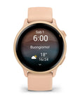 Garmin Vívoactive 6 Metallic Pink Dawn Con Cinturino Pink Dawn