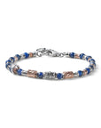 Maria Cristina Sterling Bracciale Uomo Argento E Sodalite