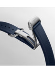 Longines Conquest 41 Mm Cinturino Caucciù Blue