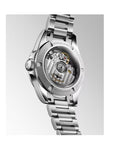 Longines Orologio Conquest Automatico 30 Mm, Quadrante Argento Indici Rosa