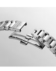 Longines Orologio Conquest Automatico 30 Mm, Quadrante Argento Indici Rosa