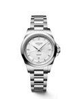 Longines Orologio Conquest Automatico 30 Mm, Quadrante Madreperla e Diamanti