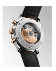 Longines Spirit Flyback Acciaio Oro Cinturino In Pelle