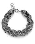 Maria Cristina Sterling Bracciale Uomo In Argento Brunito