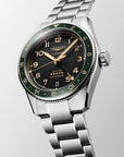 Longines Spirit Zulu Time 39 Mm Ghiera Verde