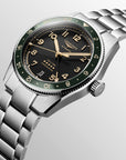 Longines Spirit Zulu Time 39 Mm Ghiera Verde