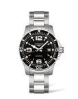Longines Hydroconquest Orologio Uomo 41 mm Ghiera Nera Acciaio