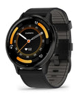 Garmin Venu 3 Black & Slate Con Doppio Cinturino, In Pelle e Silicone