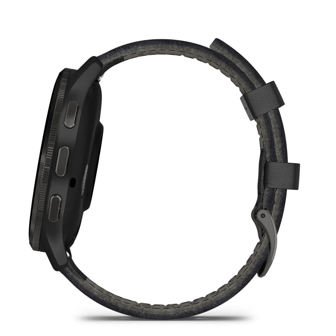 Garmin Venu 3 Black & Slate Con Doppio Cinturino, In Pelle e Silicone