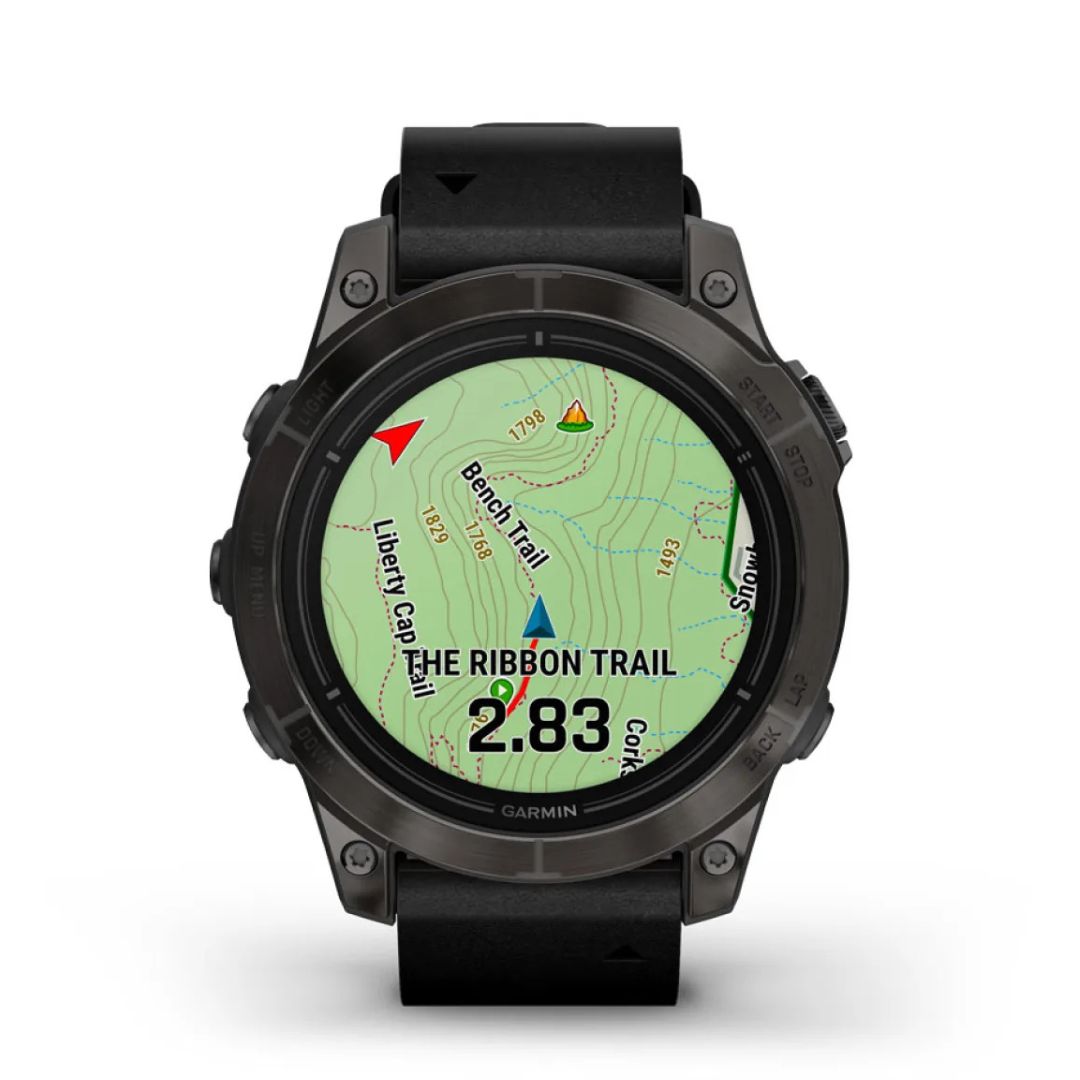 Garmin Epix Pro (Gen 2) Sapphire Edition 47 mm
Carbon Gray DLC Titanium con cinturino Black Leather