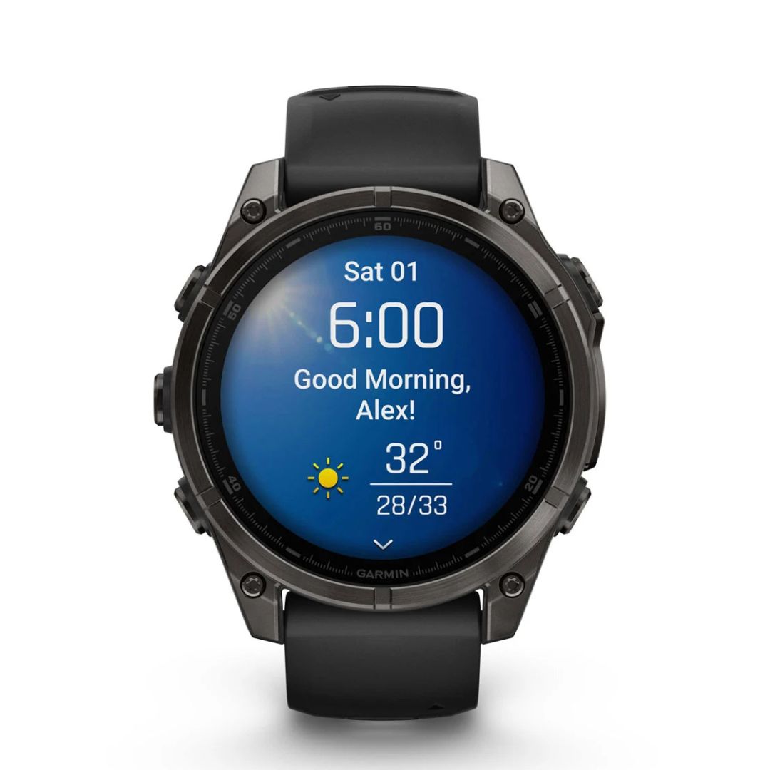 Garmin Fenix 8 - 47 Mm, Amoled, Sapphire, Titanio, Carbon Gray