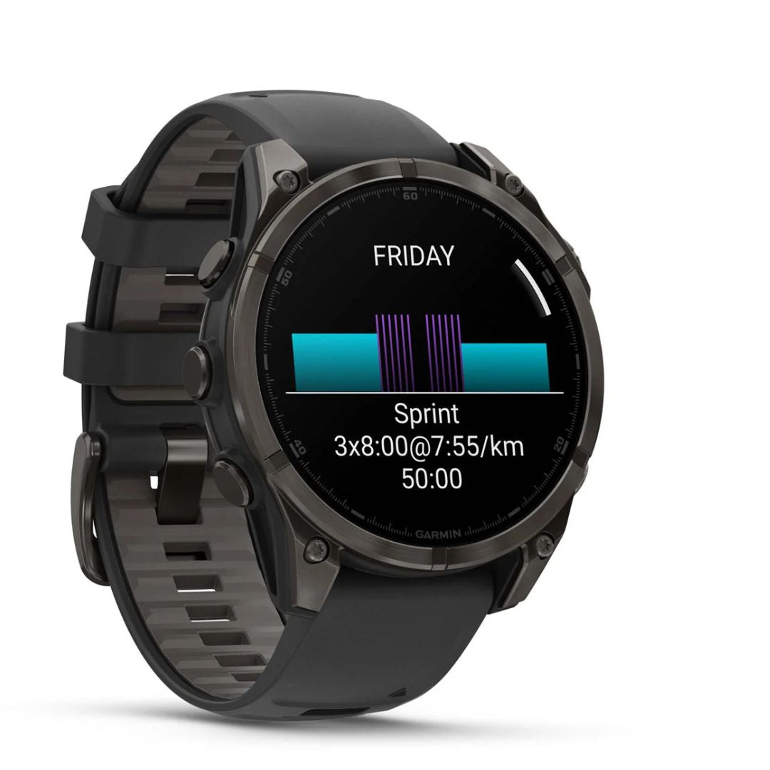 Garmin Fenix 8 - 47 Mm, Amoled, Sapphire, Titanio, Carbon Gray