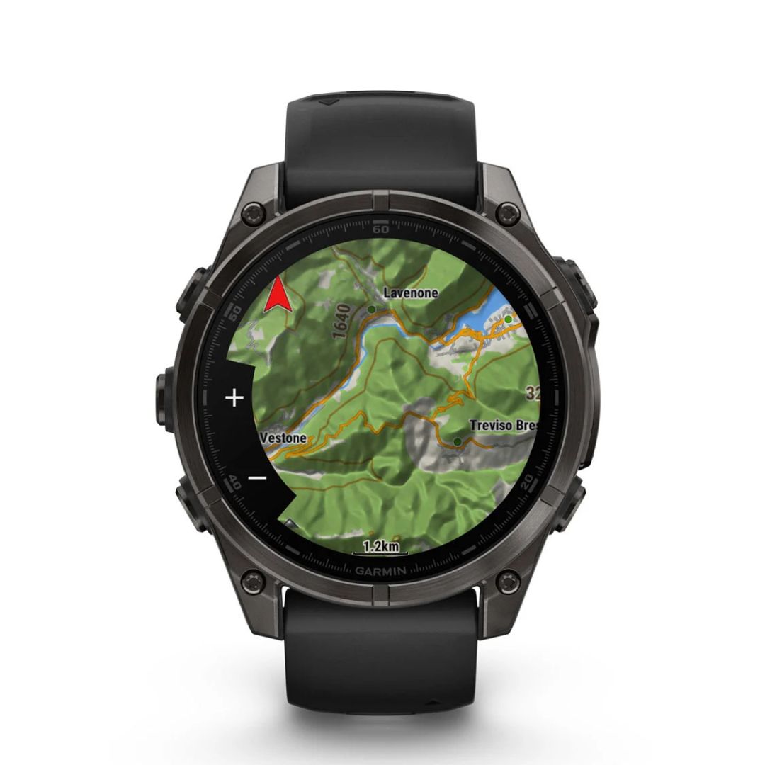 Garmin Fenix 8 - 47 Mm, Amoled, Sapphire, Titanio, Carbon Gray