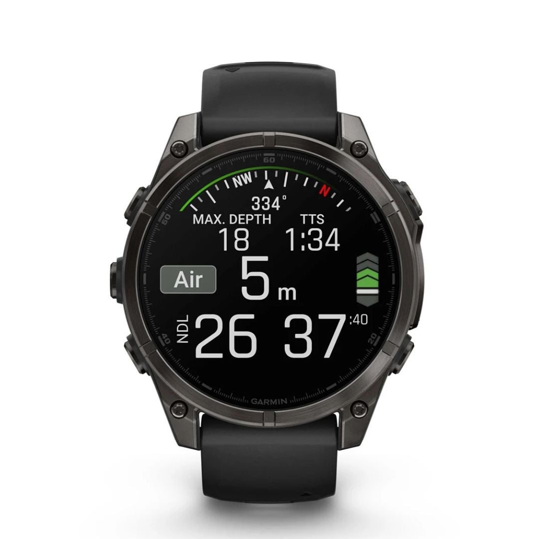 Garmin Fenix 8 - 47 Mm, Amoled, Sapphire, Titanio, Carbon Gray