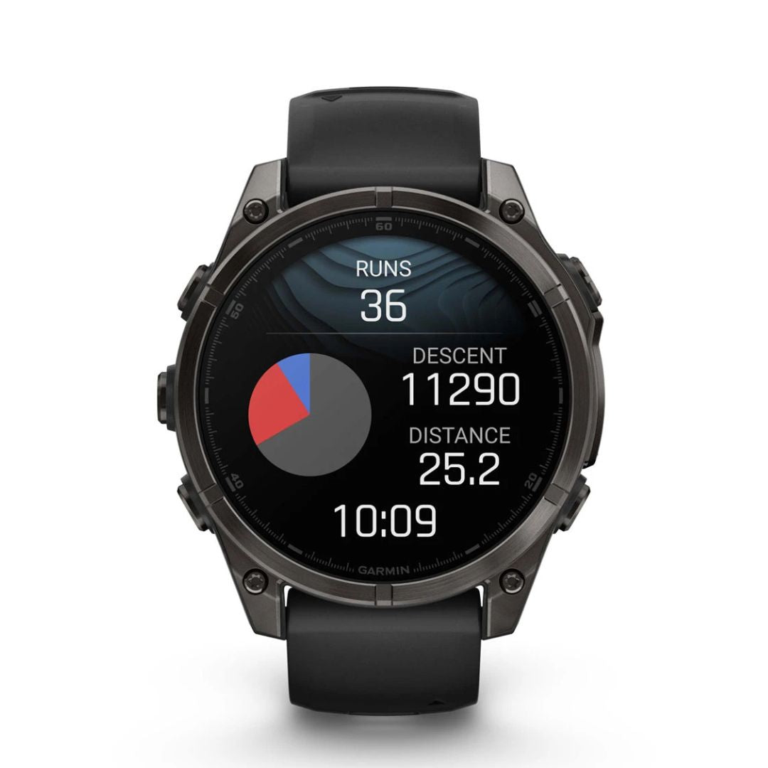 Garmin Fenix 8 - 47 Mm, Amoled, Sapphire, Titanio, Carbon Gray