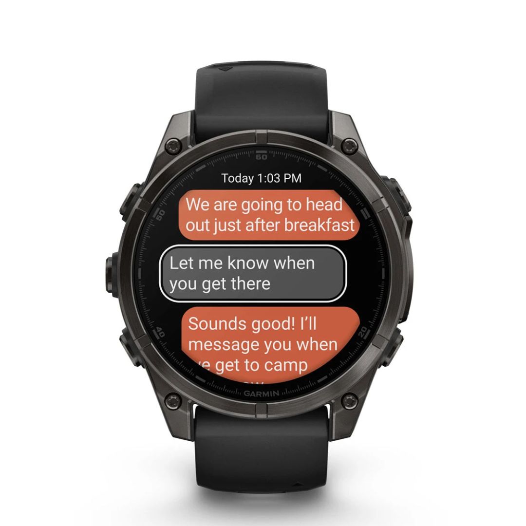 Garmin Fenix 8 - 47 Mm, Amoled, Sapphire, Titanio, Carbon Gray