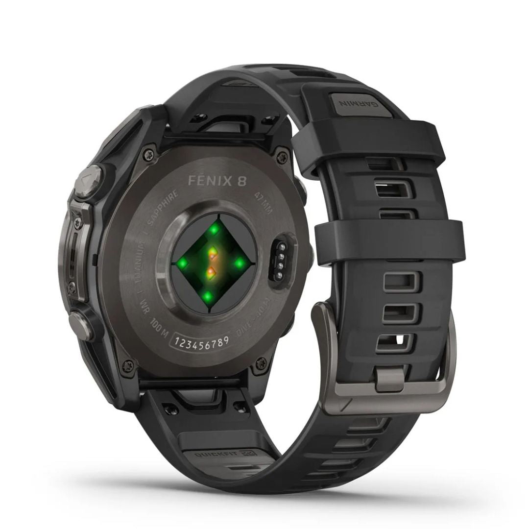Garmin Fenix 8 - 47 Mm, Amoled, Sapphire, Titanio, Carbon Gray