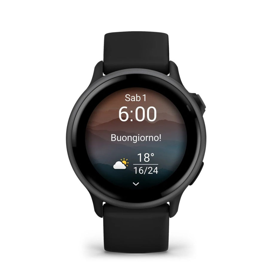 Garmin Vívoactive 6 Slate Con Cinturino Nero