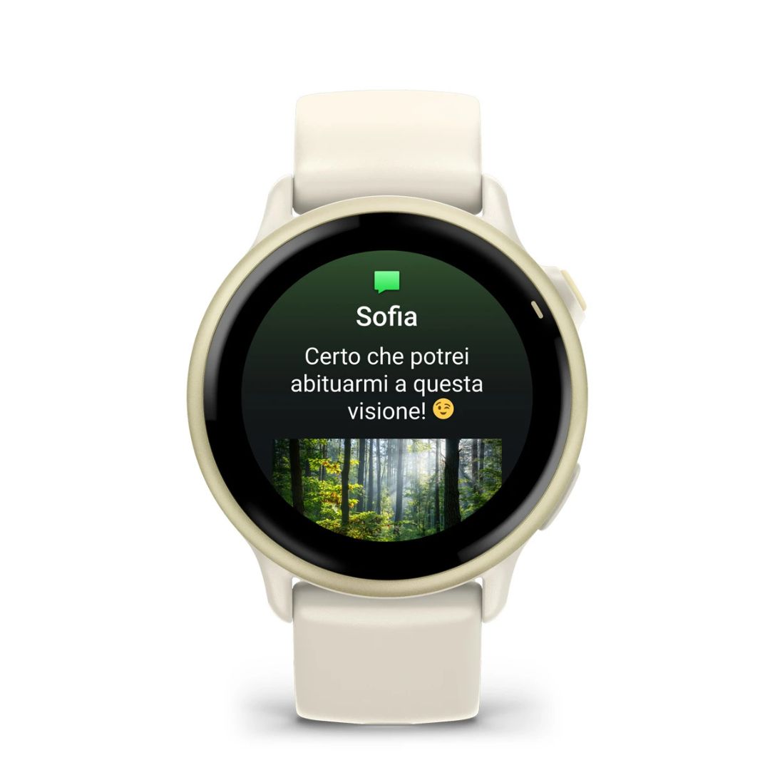 Garmin Vívoactive 6 Lunar Gold Con Cinturino Bone