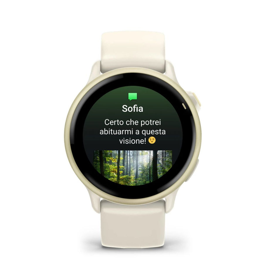 Garmin Vívoactive 6 Lunar Gold Con Cinturino Bone