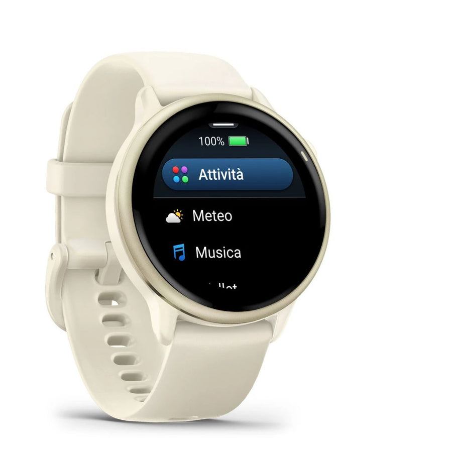Garmin Vívoactive 6 Lunar Gold Con Cinturino Bone