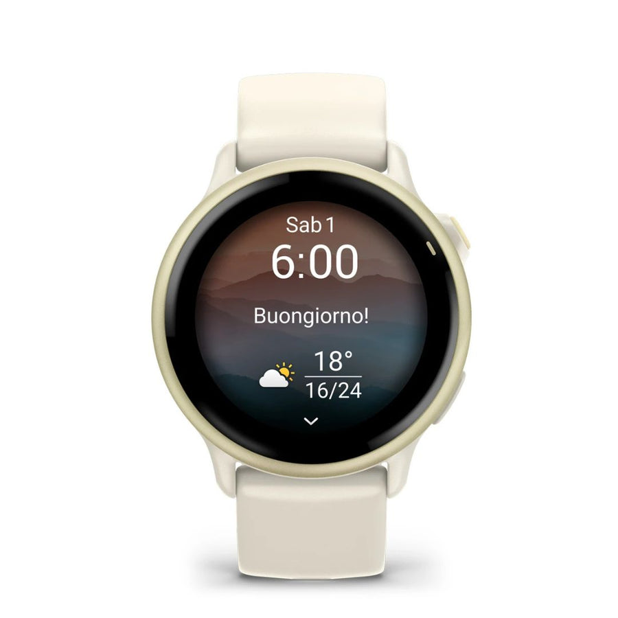 Garmin Vívoactive 6 Lunar Gold Con Cinturino Bone