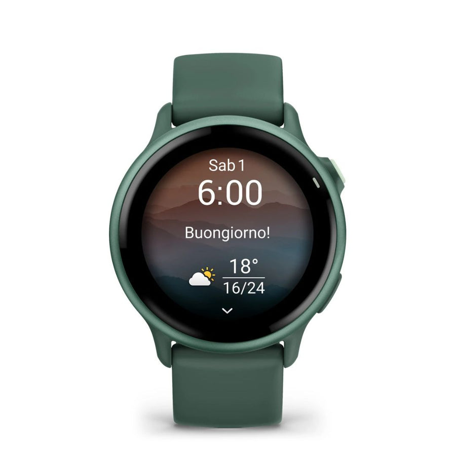 Garmin Vívoactive 6 Metallic Jasper Green Con Cinturino Jasper Green