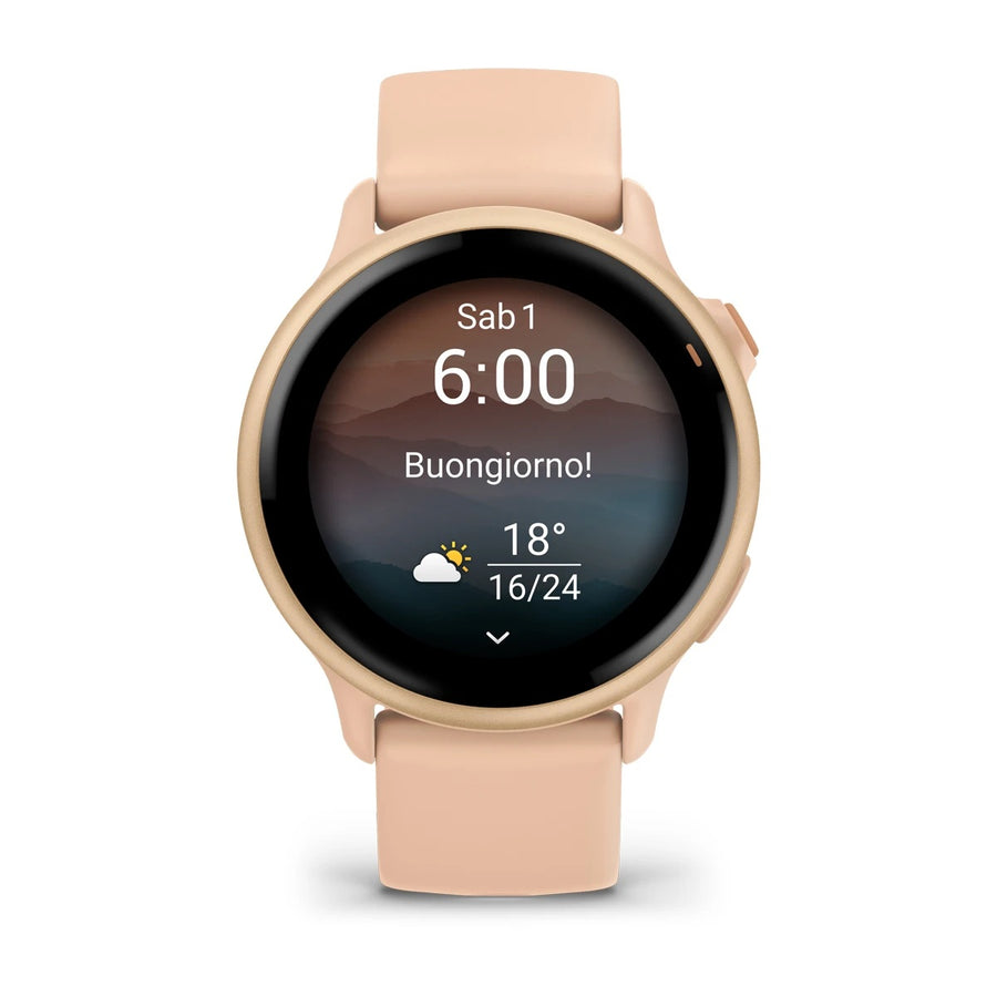 Garmin Vívoactive 6 Metallic Pink Dawn Con Cinturino Pink Dawn