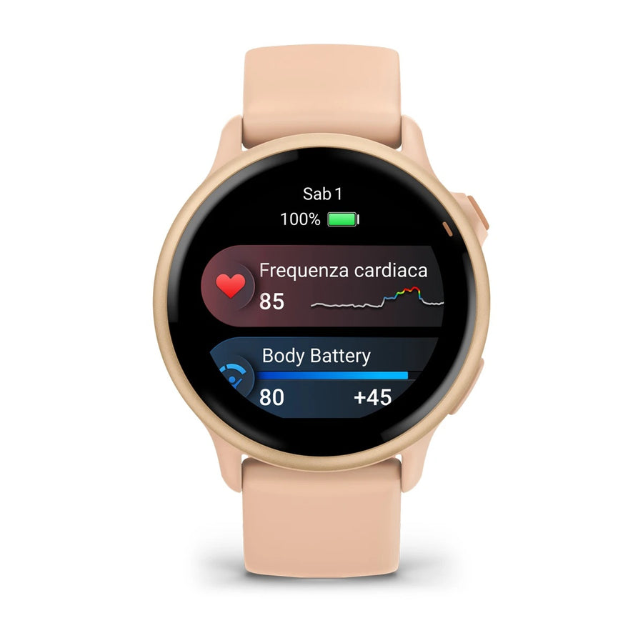 Garmin Vívoactive 6 Metallic Pink Dawn Con Cinturino Pink Dawn
