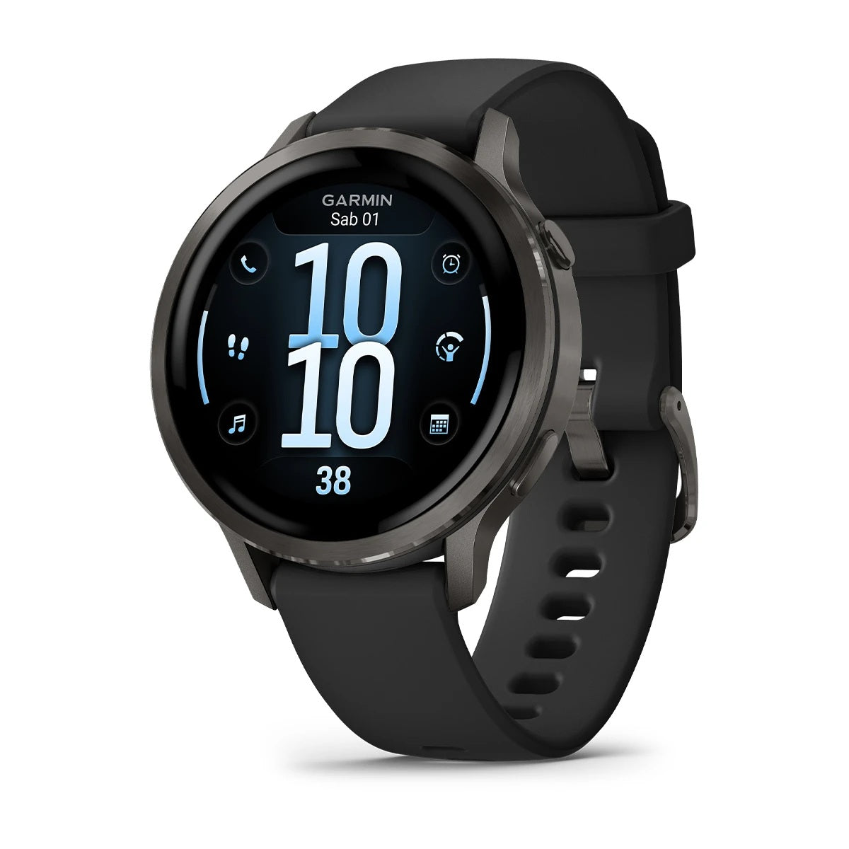 Garmin Venu® 4 - 41 mm Slate Con Silicone, Black
