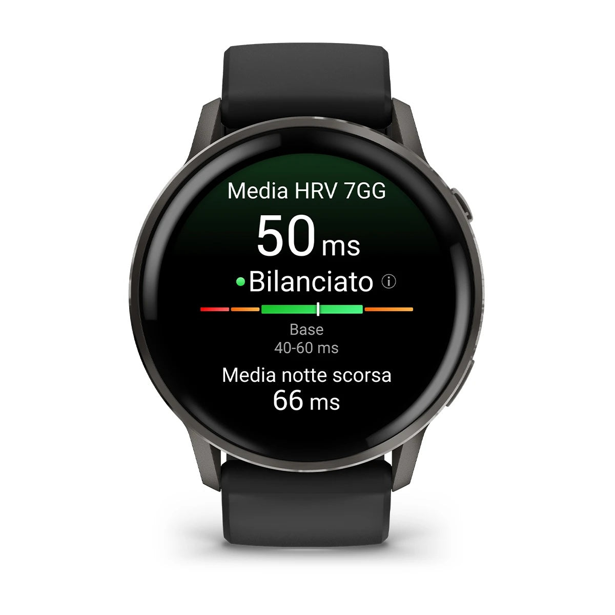 Garmin Venu® 4 Slate Con Silicone, Black  45 Mm