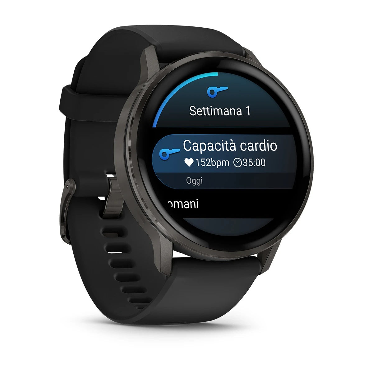 Garmin Venu® 4 Slate Con Silicone, Black  45 Mm