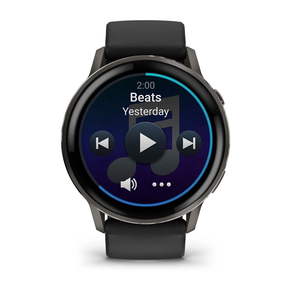 Garmin Venu® 4 Slate Con Silicone, Black  45 Mm