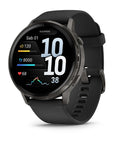 Garmin Venu® 4 Slate Con Silicone, Black  45 Mm