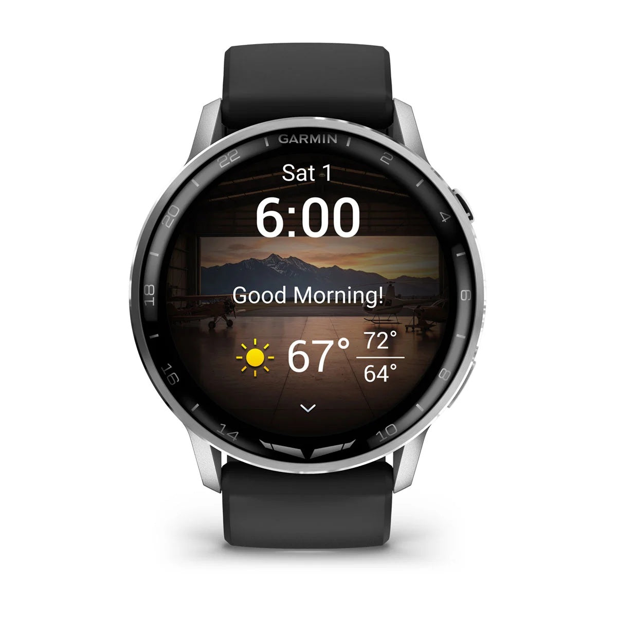 Garmin D2 Air X15 Silver Con Cinturino In Silicone Nero