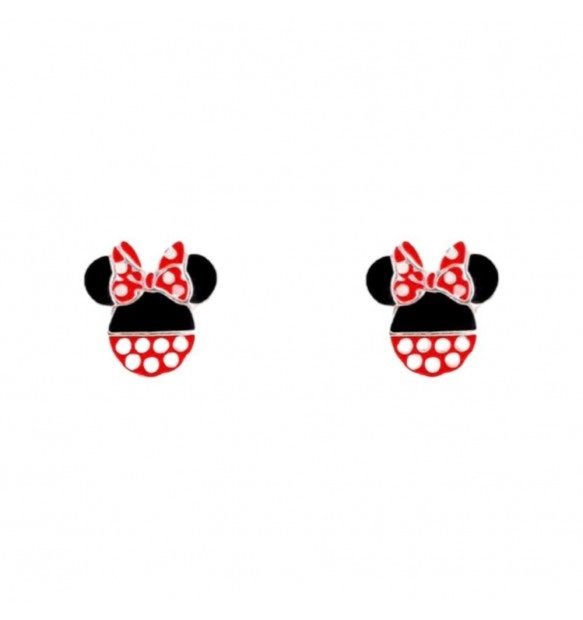 Disney Orecchini A Lobo Minnie  In Argento 925/1000