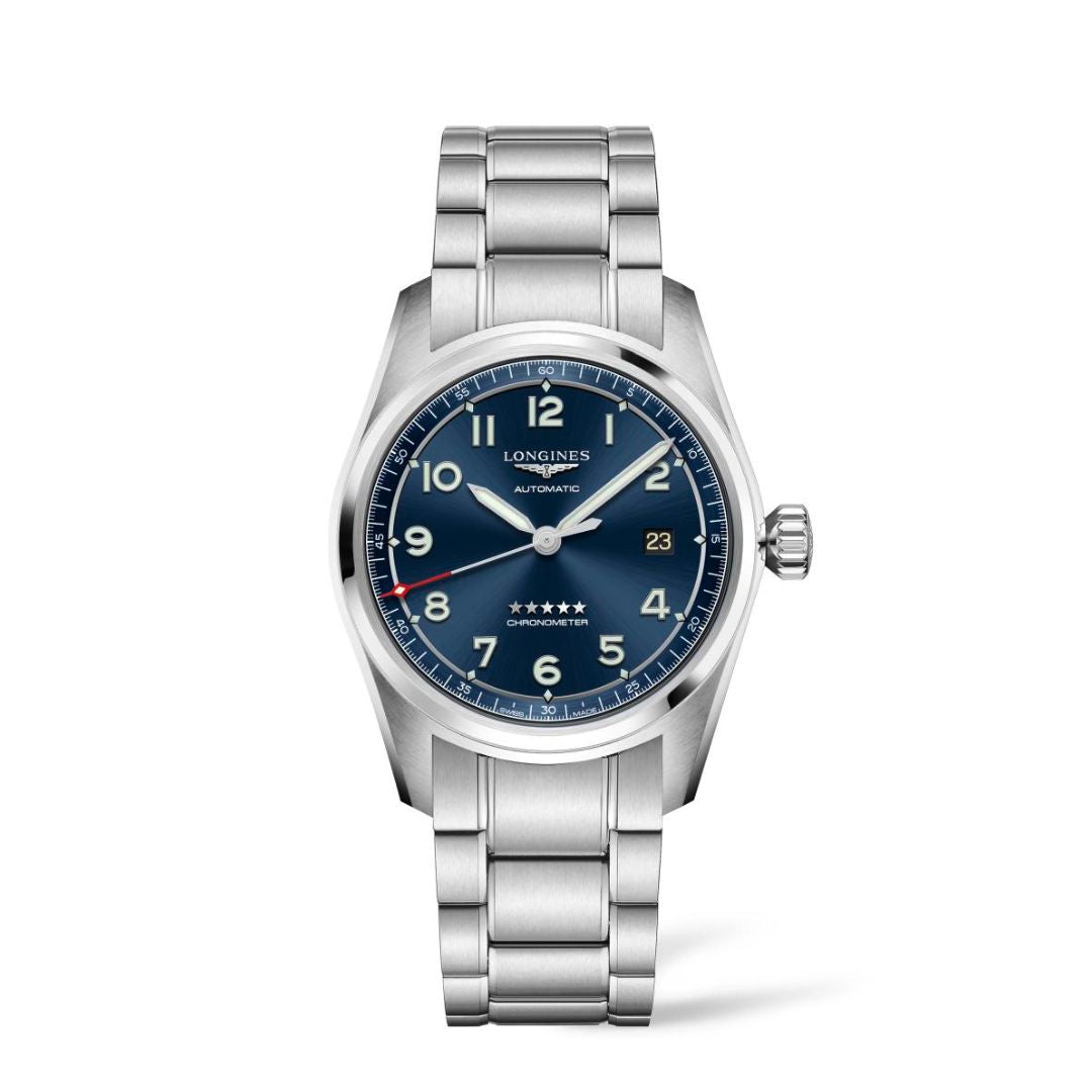 Longines Spirit Orologio Uomo Acciaio Quadrante Blu