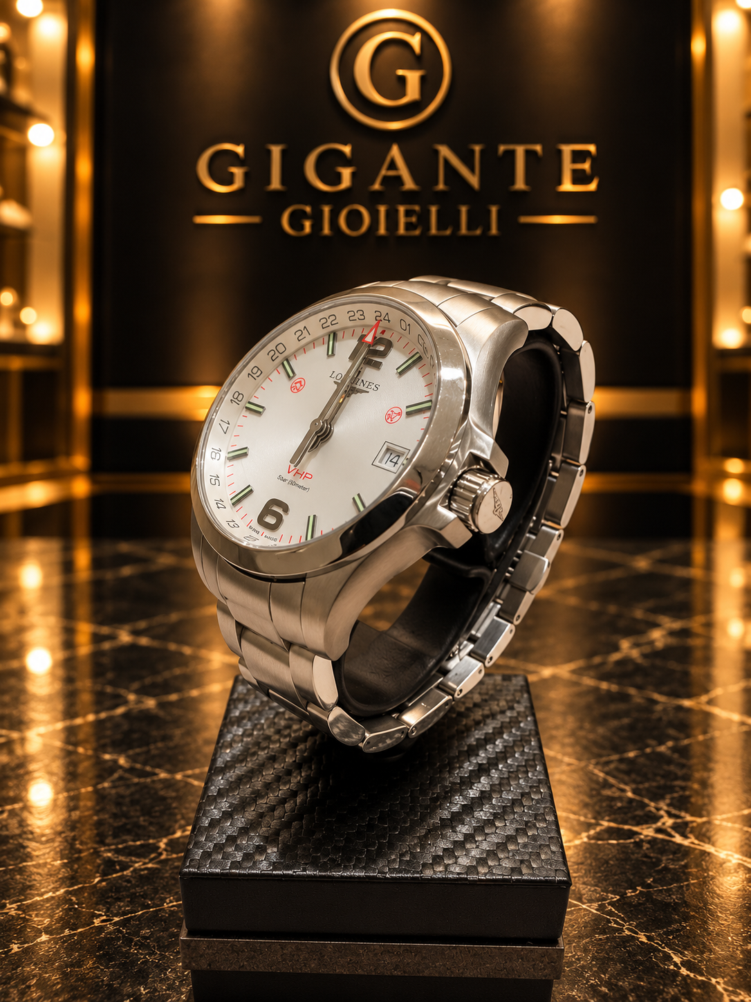 Longines Conquest VHP Gmt acciaio