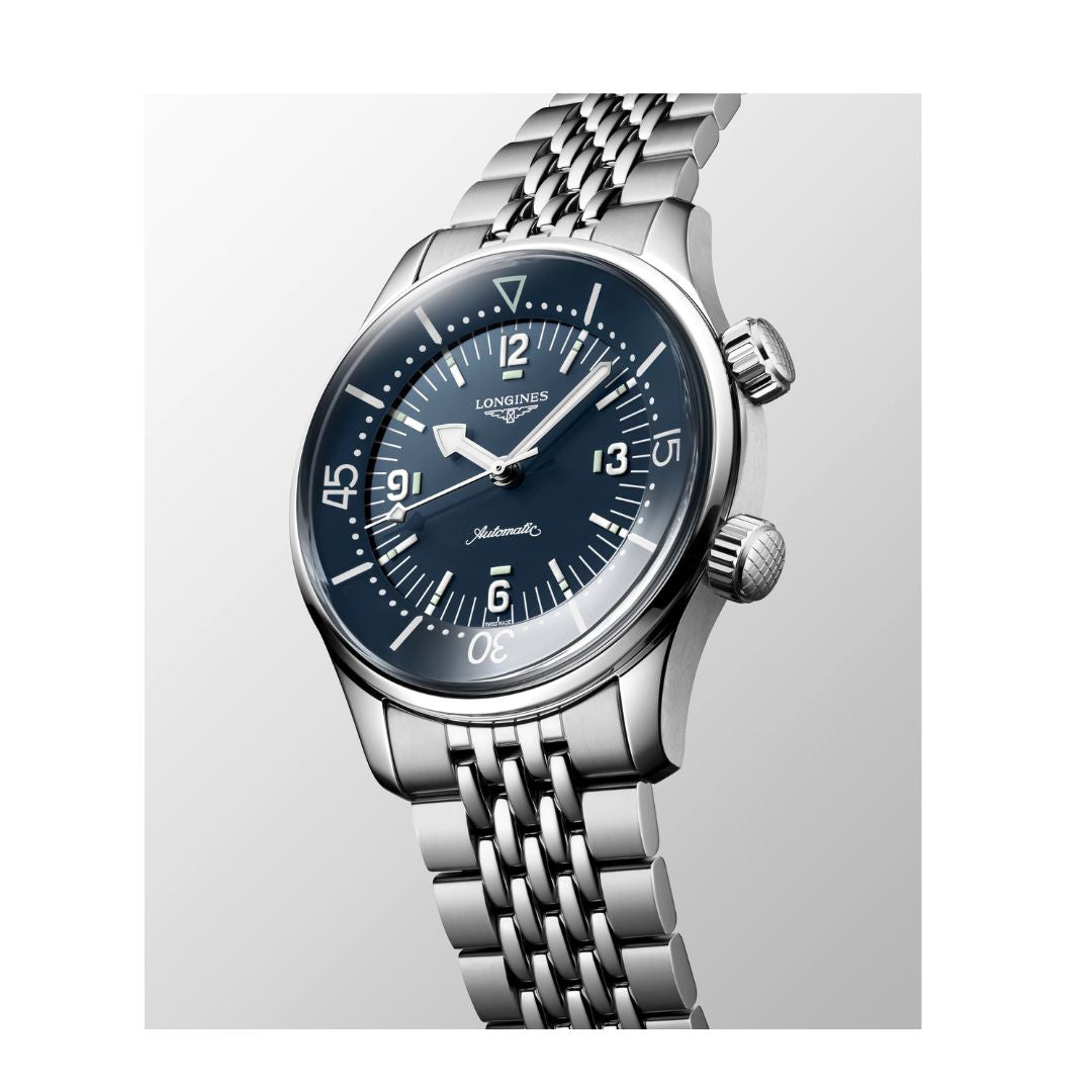 Longines Legend Diver 39 mm Quadrante Blu