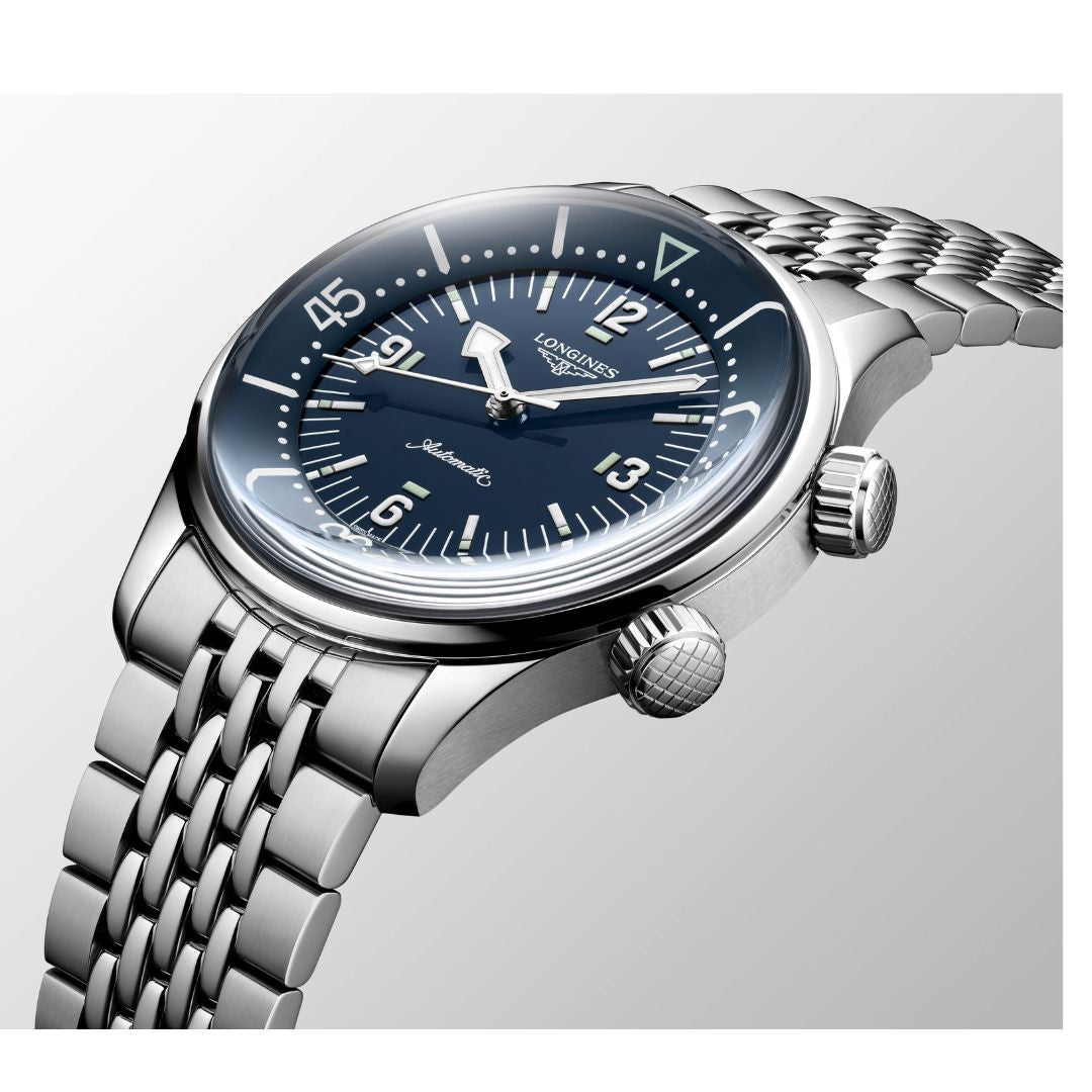 Longines Legend Diver 39 mm Quadrante Blu