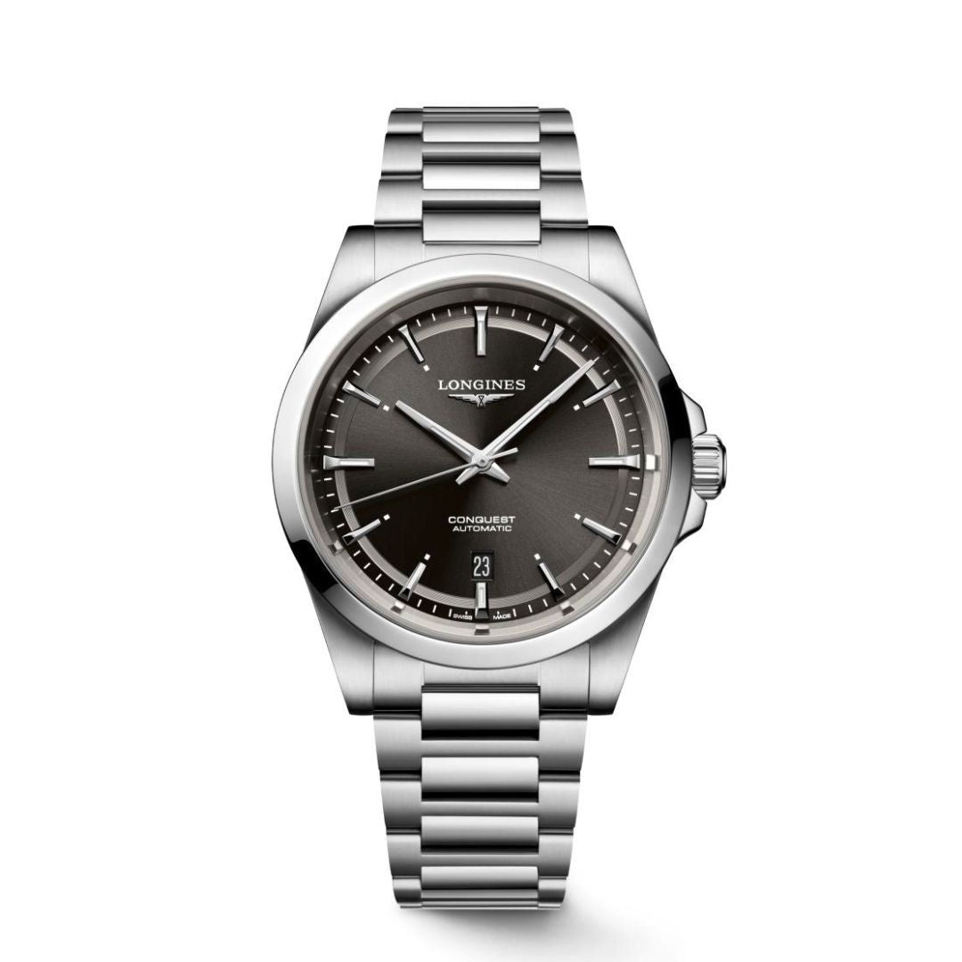 Longines Conquest Automatico Quadrante Nero 41 mm