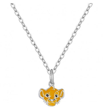 Disney Collana Re Leone Baby In Argento 925/1000