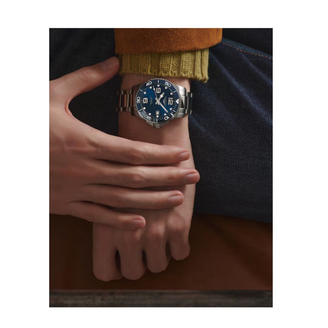 Longines Hydroconquest Orologio Uomo 39 mm Quadrante Blu