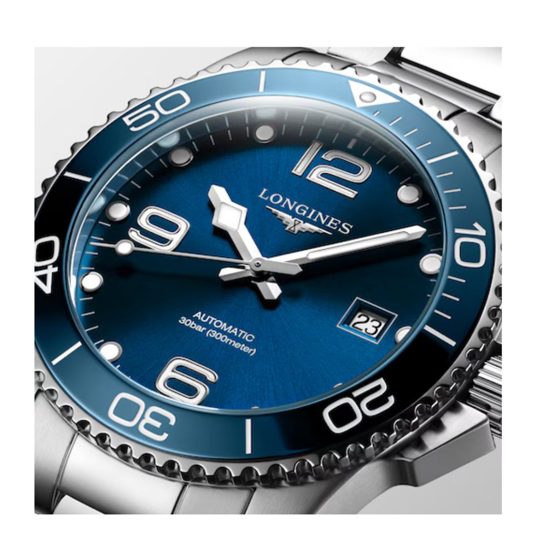 Longines Hydroconquest Orologio Uomo 41 mm Quadrante Blu