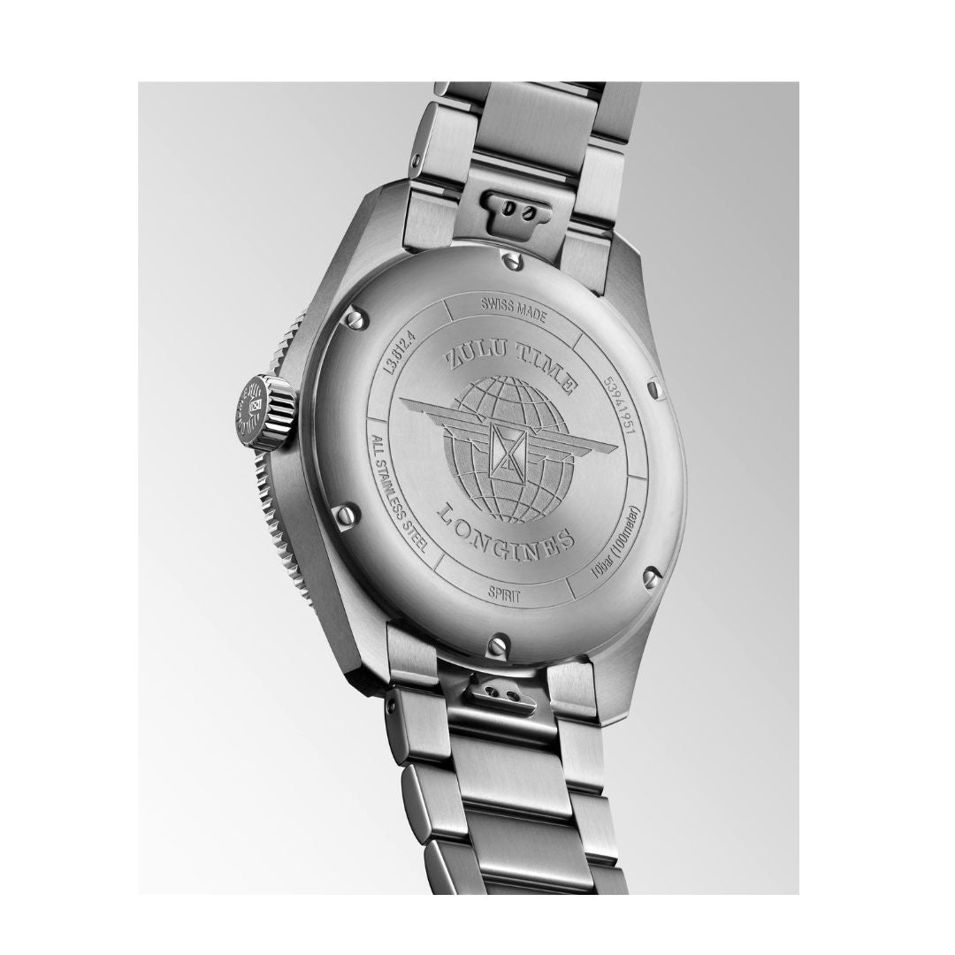 Longines Spirit Zulu Time 42 mm Ghiera  Blu